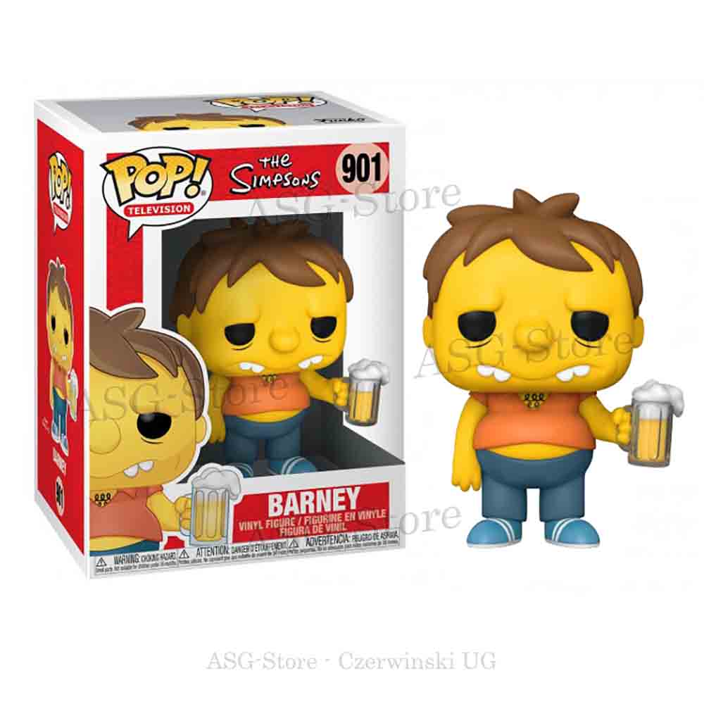 Funko Pop Television 901 Die Simpsons Barney mit Bierkrug