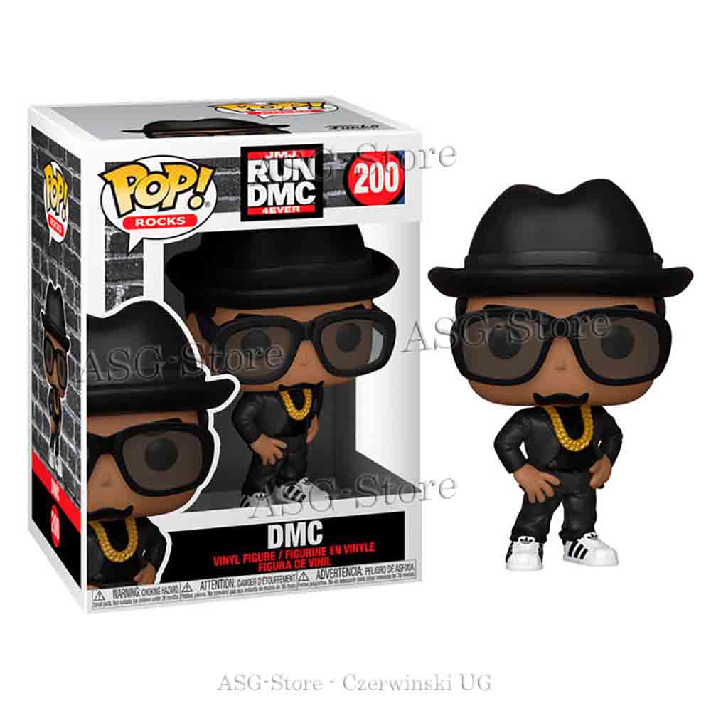 Funko Pop Rocks 200 RUN DMC 4 Ever DMC