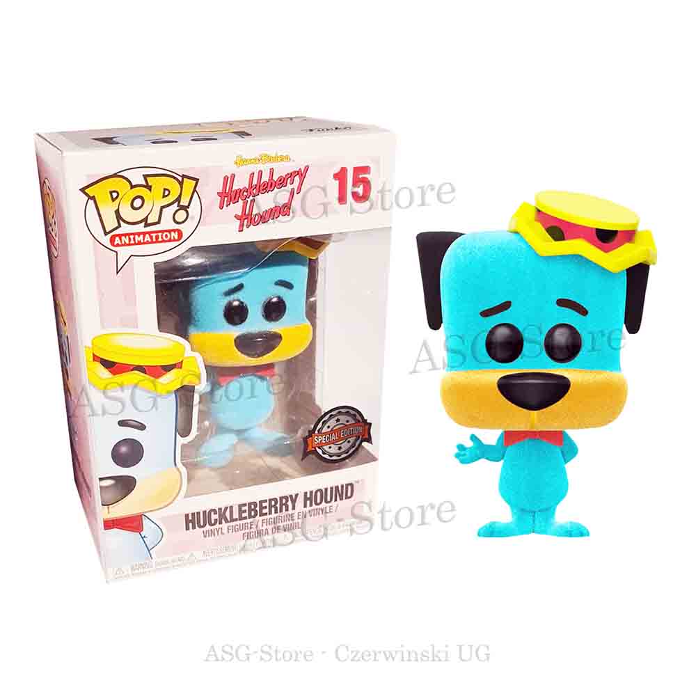 Funko Pop Animation 15 Hanna Barbera Huckleberry Hound flocked